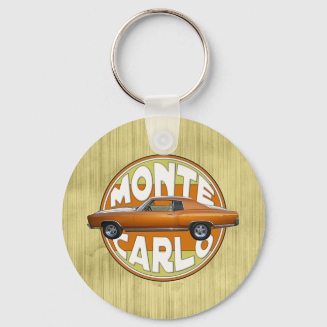 1970 monte carlo copper camel brown key ring (Front)