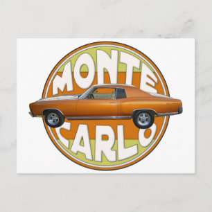 1970 monte carlo copper camel postcard