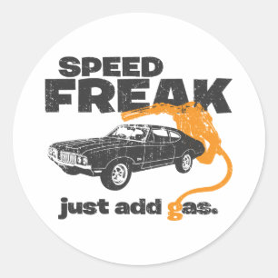 1970 Oldsmobile 442 Classic Round Sticker