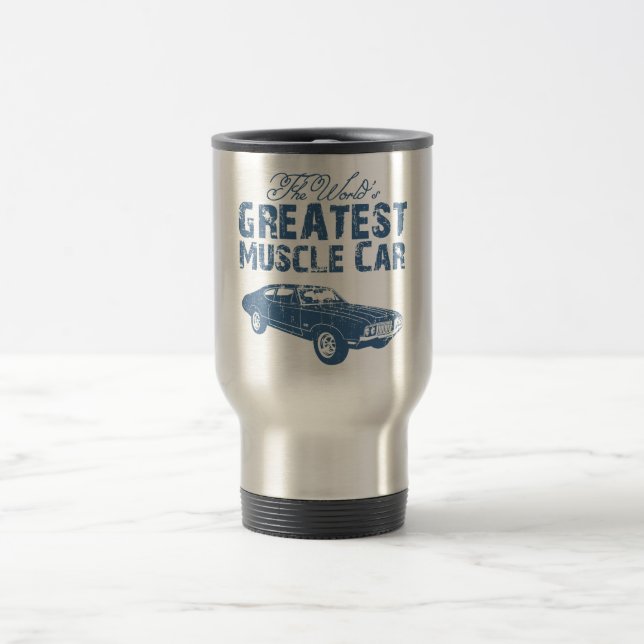 1970 Oldsmobile 442 Travel Mug (Center)