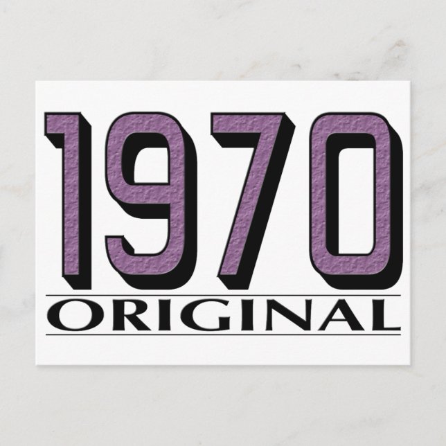 1970 Original Postcard (Front)