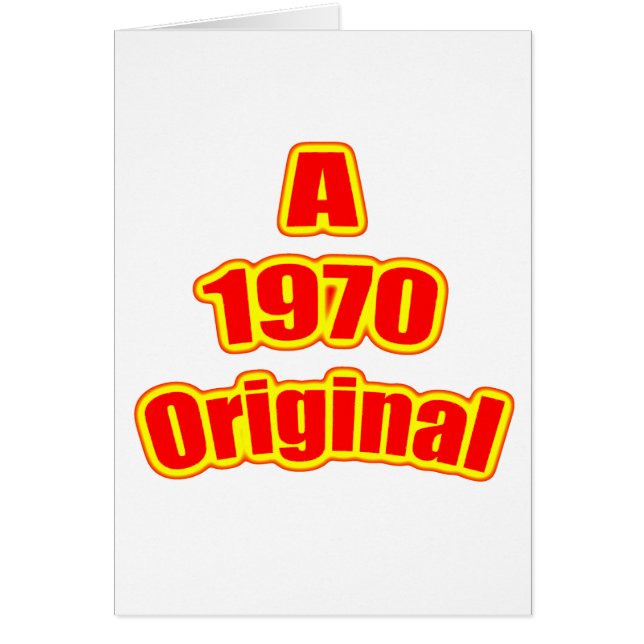 1970 Original Red (Front)