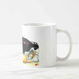 1970 Plymouth Cuda Black Car Coffee Mug
