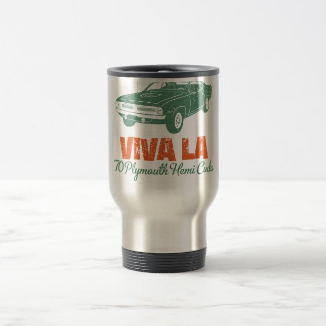 1970 Plymouth Hemi Cuda Travel Mug (Center)
