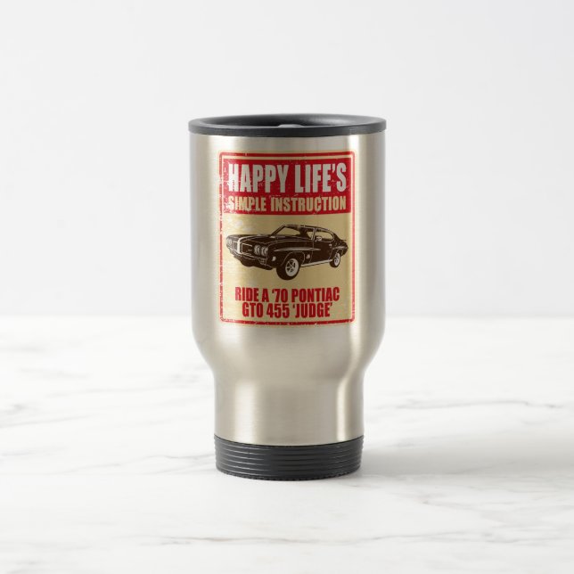 1970 Pontiac GTO 455 "JUDGE" Travel Mug (Center)