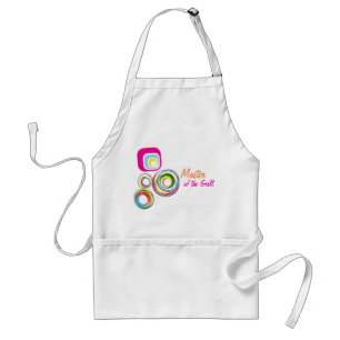 1970’s Retro Circle Square 1950 Groovy Apron