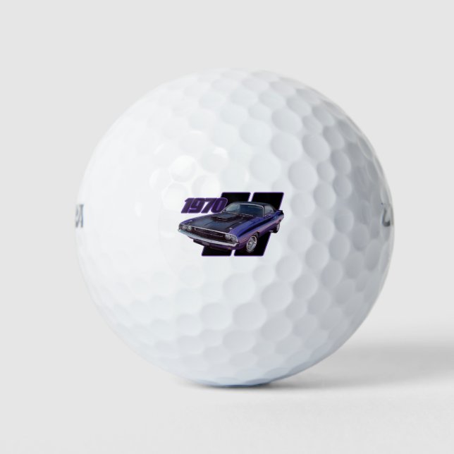 1970 Stripes Golf Balls (Front)