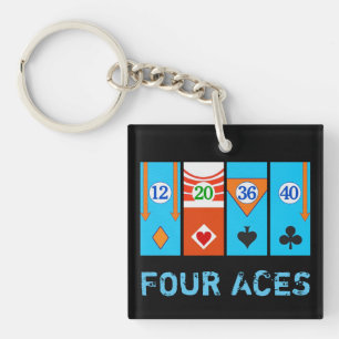 1970: THE FOUR ACES KEY RING