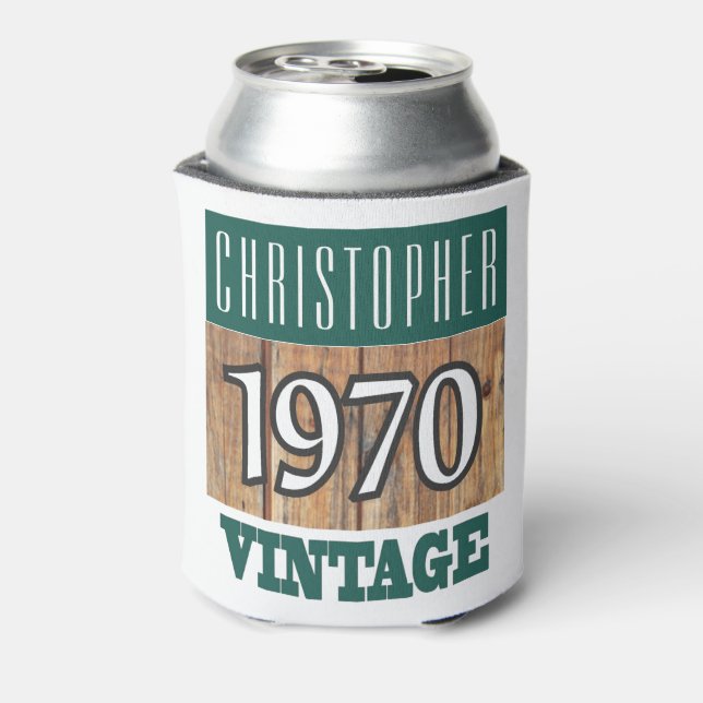 1970 Year of Birth Can Cooler (Can Back)