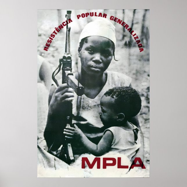 1970s Angola Propaganda Poster Support the (Front)