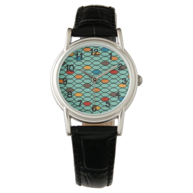 1970s Blue Ovals  Watch (Front)