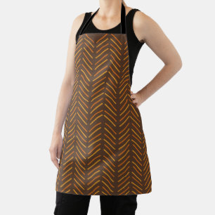 1970s Chevron  Apron