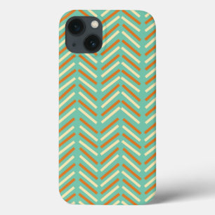 1970s Chevron iPhone 13 Case