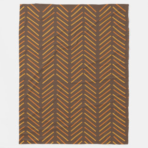 1970s Chevron Fleece Blanket