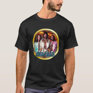 1970's Classic Bee Gees Custom Art T-Shirt