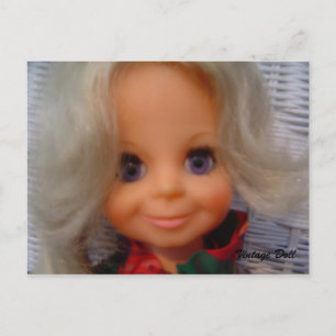 1970's Doll Postcard