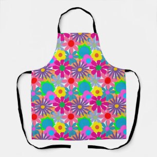 1970s Flower Power Apron