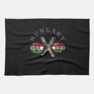 1970s Generation X Hungarian Skateboard Tea Towel