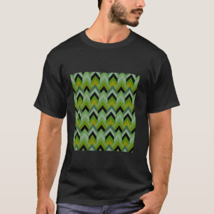 1970'S GEOMETRIC UPWARD ARROW PATTERN FLAMESTICH G T-Shirt