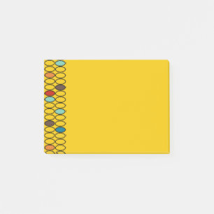 1970s Gold Ovals Post-it Notes
