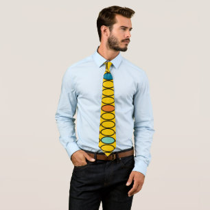 1970s Gold Ovals  Tie
