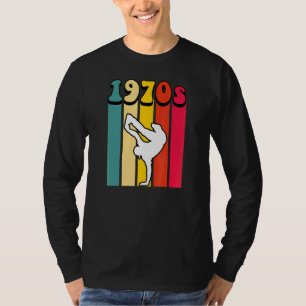 1970s Hip Hop Break Dancing Retro Vintage Back To T-Shirt