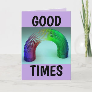 1970s KID BIRTHDAY VINTAGE TOY GREETING CARD