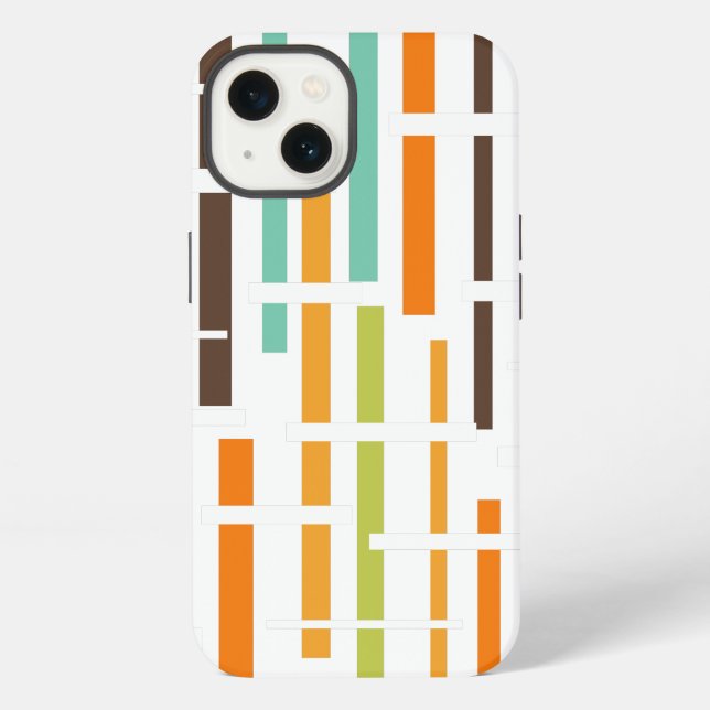 1970s Lines iPhone Case (Back)