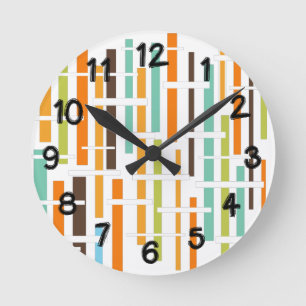 1970s Lines  Round Clock