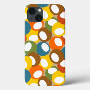 1970s Olive Circles iPhone 13 Case