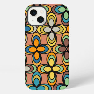 1970s Oval Flowers iPhone 13 Case