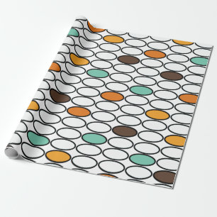 1970s Ovals Wrapping Paper