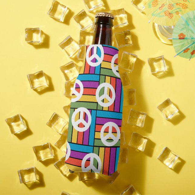 1970s Peace  Bottle Cooler (In Situ Summer)