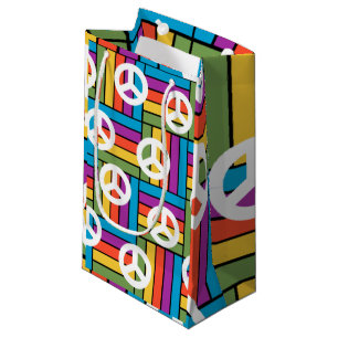 1970s Peace  Small Gift Bag