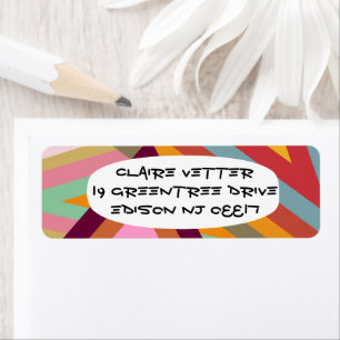 1970s Peaks  Return Address Label