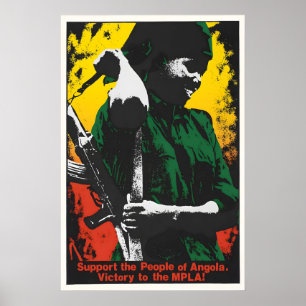 1970s Propaganda Poster Support the People of