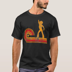 1970s Retro Style Disco Dancer Silhouette Disco T-Shirt