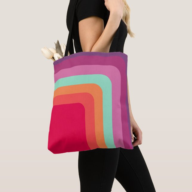 1970s Squares Tote Bag (Close Up)