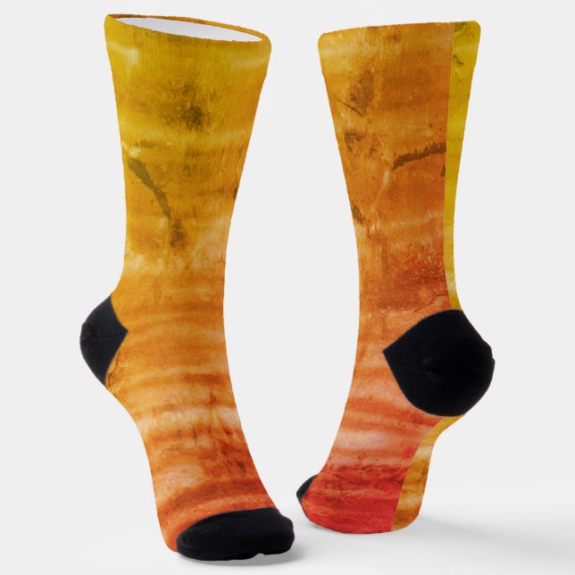 1970's Style Retro Crew Socks (Angled)