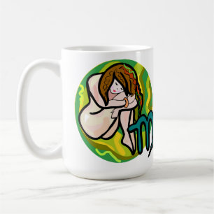 1970s style Virgo with Symbol Coffee Mug