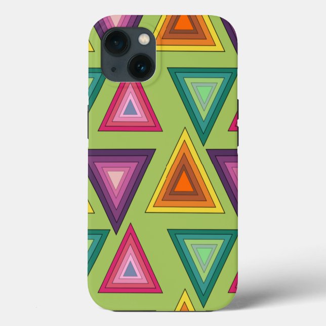 1970s Triangles  Case-Mate iPhone Case (Back)