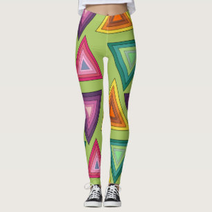 1970s Triangles  Leggings
