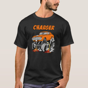 1971 1972 Charger Cartoon Hot Rod T-Shirt