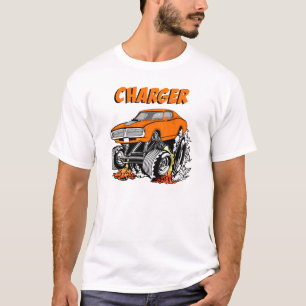 1971 1972 Charger Cartoon Hot Rod T-Shirt
