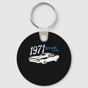 1971 71 Satellite 4th Of July American  Key Ring