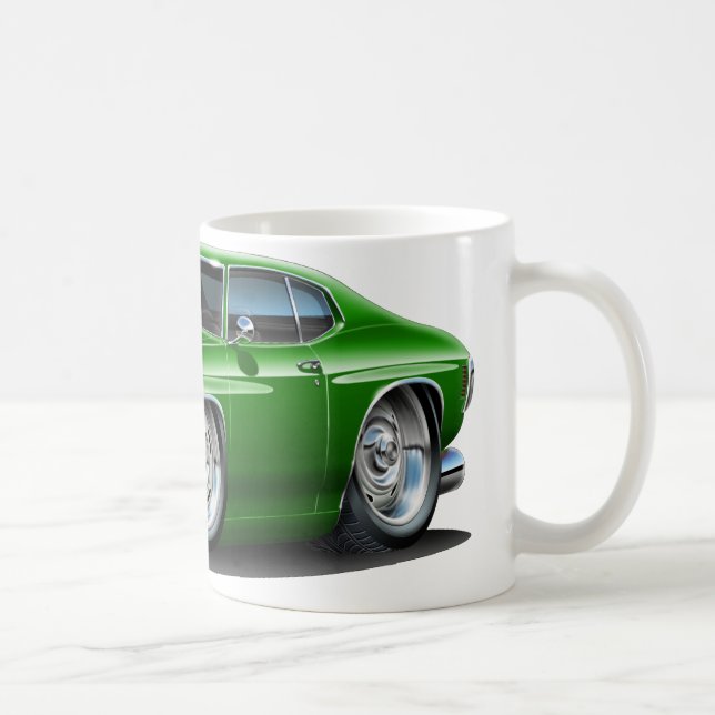1971-72 Chevelle Green Car Coffee Mug (Right)