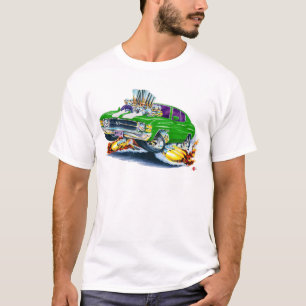 1971-72 Chevelle Green-White Car T-Shirt