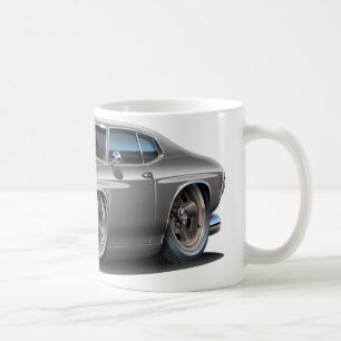 1971-72 Chevelle Grey-Black Car Coffee Mug