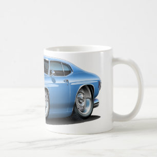 1971-72 Chevelle Lt Blue Car Coffee Mug