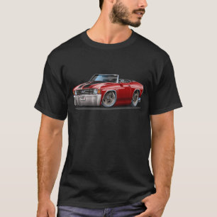 1971-72 Chevelle Maroon-Black Convertible T-Shirt
